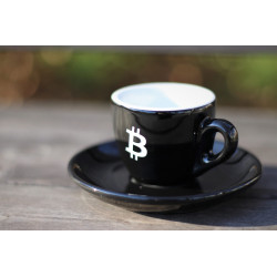 Espresso šálek Bitcoin